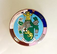 Corinthian-Casuals FC Enamel Badge LARGE (25mm / 1")