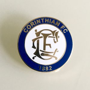 Corinthian FC Enamel Badge LARGE (25mm / 1")