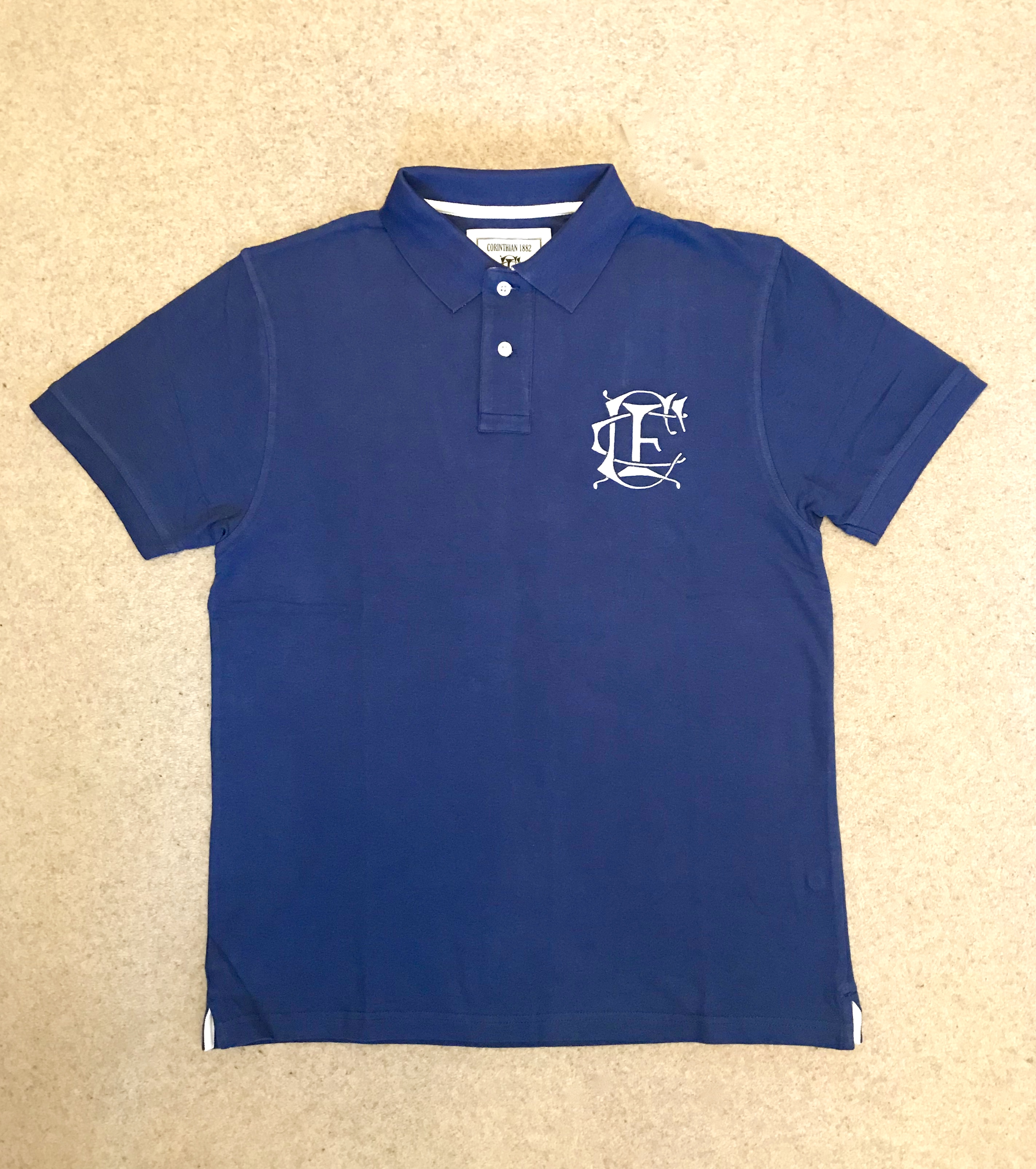 Corinthians 1882 Poloshirt (S - White, light Blue, dark Blue, Red) - Image 3
